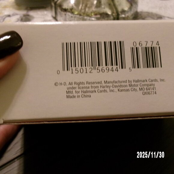 NEW 2000 Hallmark Keepsake Ornament Fat Boy Harley-Davidson Collector Series #2 - Picture 5 of 5